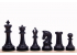 Piesas de ajedrez Sultán ebonisadas 4''